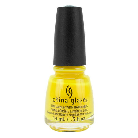 China Glaze .5oz Nail Polish Lacquer Electric Nights Collection Yellow, DAISY KNOW MY NAME?, (Best China Glaze Nail Polish Colors)