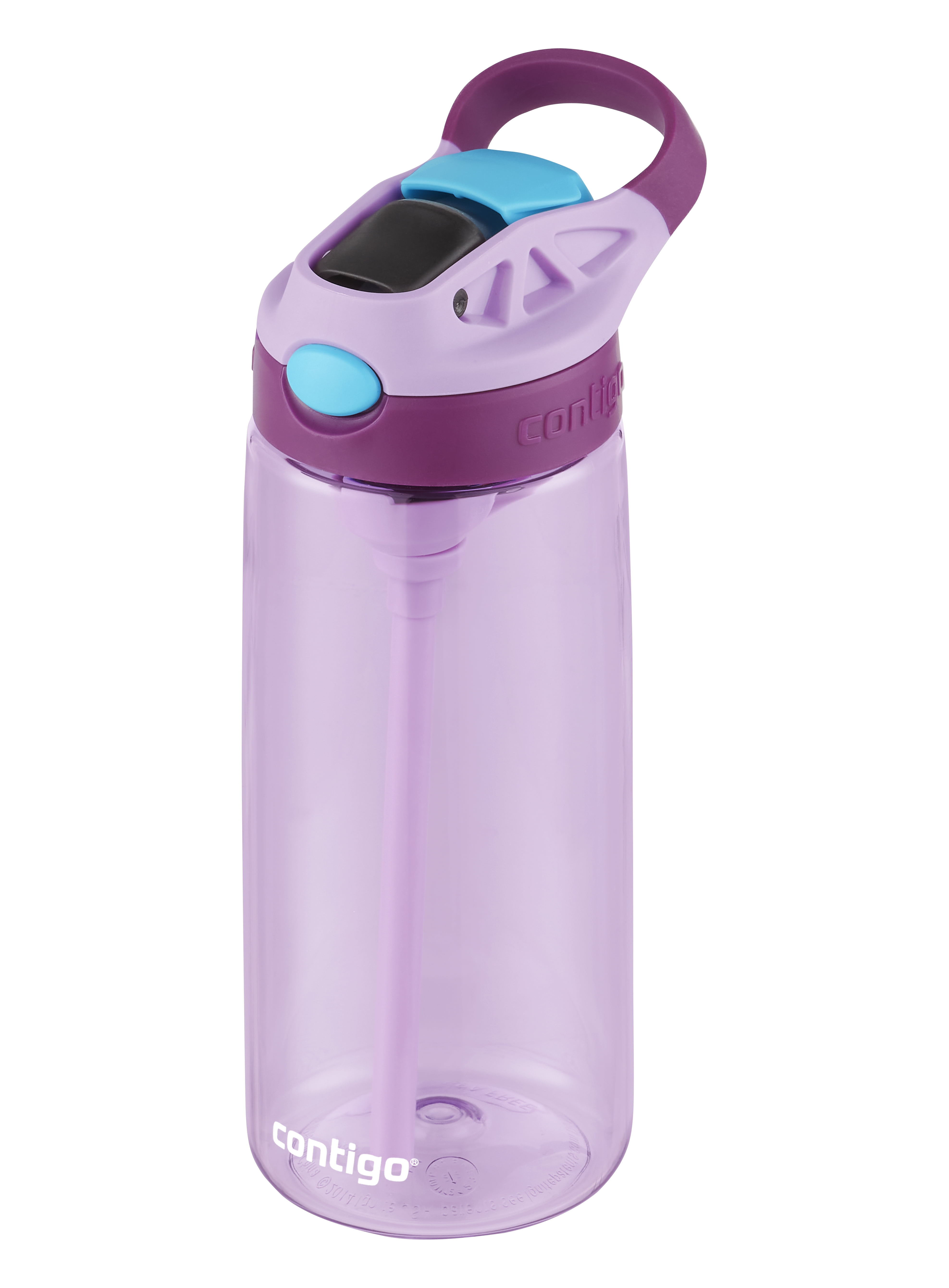 Contigo Kids Water Bottle with Autospout Straw, Lavender and Pink, 14 fl  oz. - Yahoo Shopping