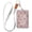 Small Heart and Bee Patterns, variant on PU Leather Badge Holder ID Badge Holder with Lanyard for Cards & Credentials Small Heart and Bee Patterns