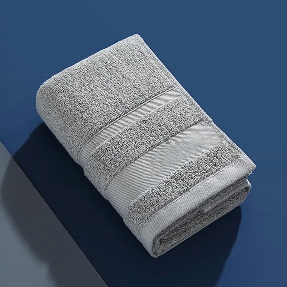 Mictong Grey Pure Cotton Towels -5 Pieces, 13.78X28.74 Inches Soft And Highly Absorbent Bathroom Hotel Towels, Gym Kitchen Multifunctional Towels