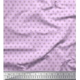 thumbnail image 1 of Soimoi Modal Satin Fabric Dot & Heart Shirting Decor Fabric Printed Yard 42 Inch Wide, 1 of 3