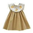 thumbnail image 1 of Robe Petite Fille Sans Manches à Volants Évasée en A Robe d'Été Robe de Princesse Robes Dessin Animé pour Filles Robe Chic, 1 of 6