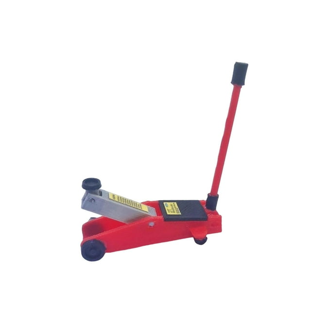 BELOVING 1:18 Novelty Car Lifting Jack Model for Repair Shop Car Garage Auto Mechanic red