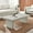 White, variant on Modway Relic Modern Wood & Cement Concrete Coffee Table in Black