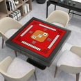 thumbnail image 3 of sunsanly Mahjong Mat Thicken Mute 3D Effect Strong Water Absorption Exquisite Embroidery Non-slip Square Mahjong Cloth Poker Table Pad Home Use, 3 of 8