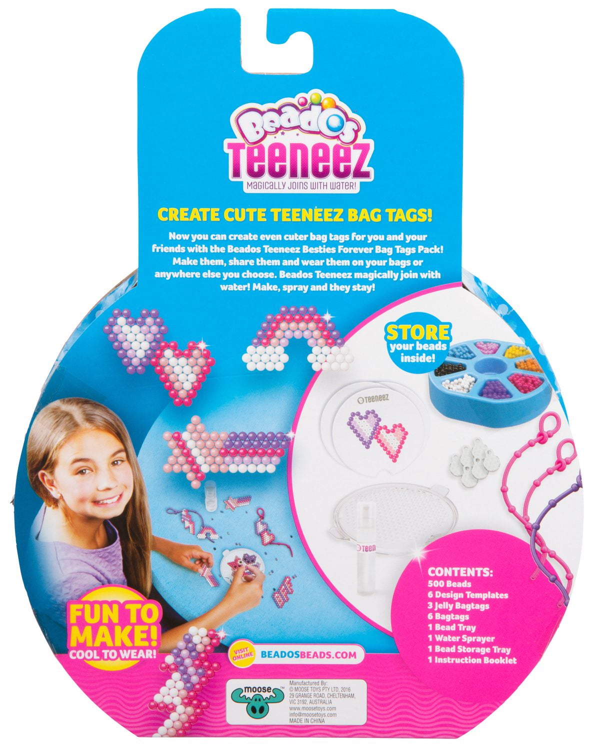 Ens. breloques de sac Meilleures amies de Beados Teeneez