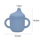 thumbnail image 2 of Taza para sorber de silicona y taza de entrenamiento para bebé, boquilla suave y asas, agarre fácil irrompible, 2 of 5