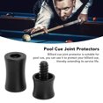 thumbnail image 4 of Joint Protector For Billiard Pool Cue Stick, Ergonomic Design Billiard Cue Stick Joint  Aluminum Alloy Quick Release Billiard Cue Accessories For Pool Cue Billiards Stick, Black, 4 of 8