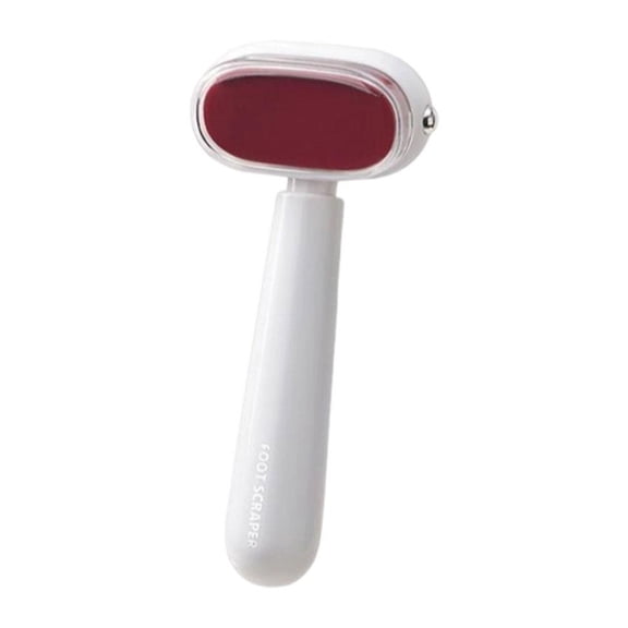 Double-Sided Foot Scraper for Callus Removal Stainless Steel Foot File Rasp, Arc-Shaped Dead Skin Remover for Cracked Heels & Corns, Ergonomic Anti-Slip Handle, Safe Pedicure Tool