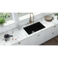 thumbnail image 3 of Ruvati 27in Fireclay Undermount / Drop-in Topmount Kitchen Sink Single BowlBlack, 3 of 6