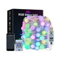 thumbnail image 1 of Clearance!16.4ft Smart LED Strip Lights with App Control & Music Sync,RGB Color Changing Leather Line Bar for Bedroom,Kitchen,TV Backlight,Party Decor, 1 of 7