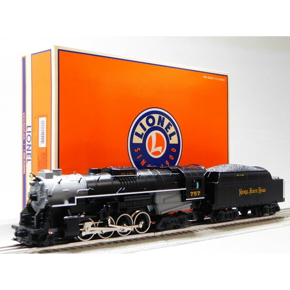 LIONEL NICKEL PLATE  ROAD NKP 2-8-4 BERKSHIRE LC 2.0 #757 STEAM ENGINE O GAUGE 1922020 - 1922021