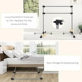 thumbnail image 6 of YANG2 4FT Ballet Barre Portable, Freestanding Double Ballet Barre Height Adjustable with Anti Slip Base, Heavy Duty Stretch Dance Bar for Home Workout Sliver, 6 of 9
