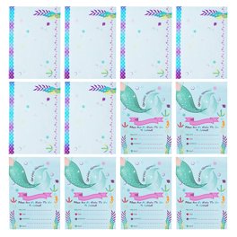 Lot de 24 Cartes D'invitation avec 12 Enveloppes, Cartes D'invitation à