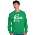 thumbnail image 4 of Best Grandpa Ever Grandfather Poppop Men's Long Sleeve Tee T Shirt Brisco Brands M, 4 of 6
