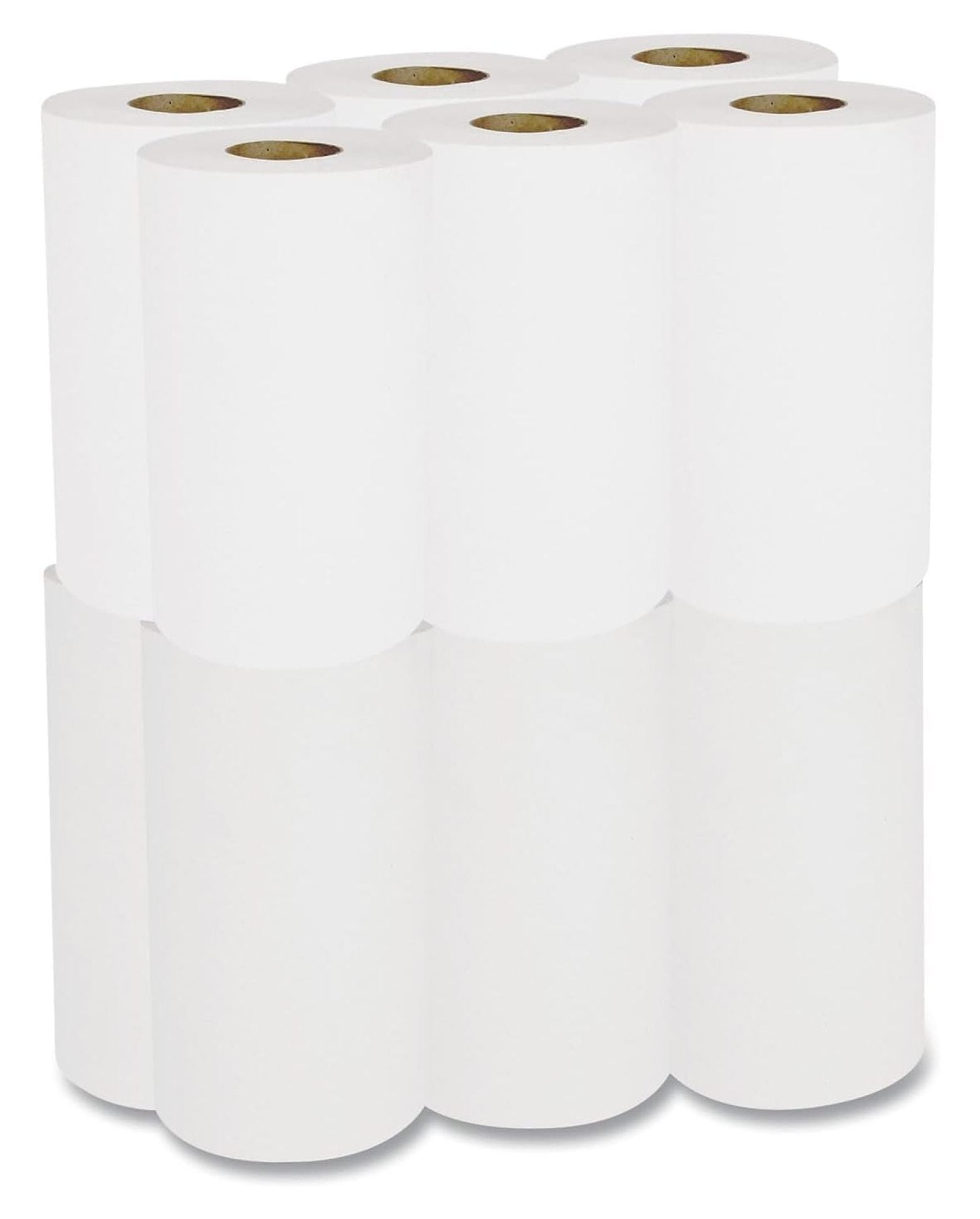 BWK6250 NonPerforated 1-Ply 350 ft. Hardwound Paper Towels - White (12 Rolls/Carton)