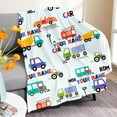 thumbnail image 4 of Yibo Blanket Kids Excavator Blanket for Boys Blanket Plush Blankets Soft Fuzzy Blankets Toddler Blankets for Boys Daycare Couch Blanket, 4 of 7