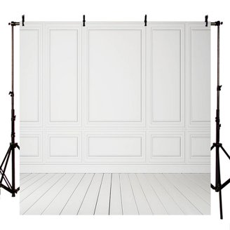 10X10FT White Photography Backdrop, High Density Polyester Fiber 10X10FT White Photography Backdrop, High Density Polyester Fiber