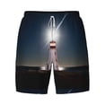 thumbnail image 5 of Rocae Peggy's Cove Lighthouse for Men's Swim Trunks Quick Dry With Two Side Pockets and One Lined Patch Pocket3X-Large, 5 of 9