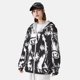 thumbnail image 3 of Balery Floral Cow Silhouette Sudadera ligera de manga larga con capucha y protección solar UPF 50+ para hombre y mujer, ideal para pesca y running-Small, 3 of 7