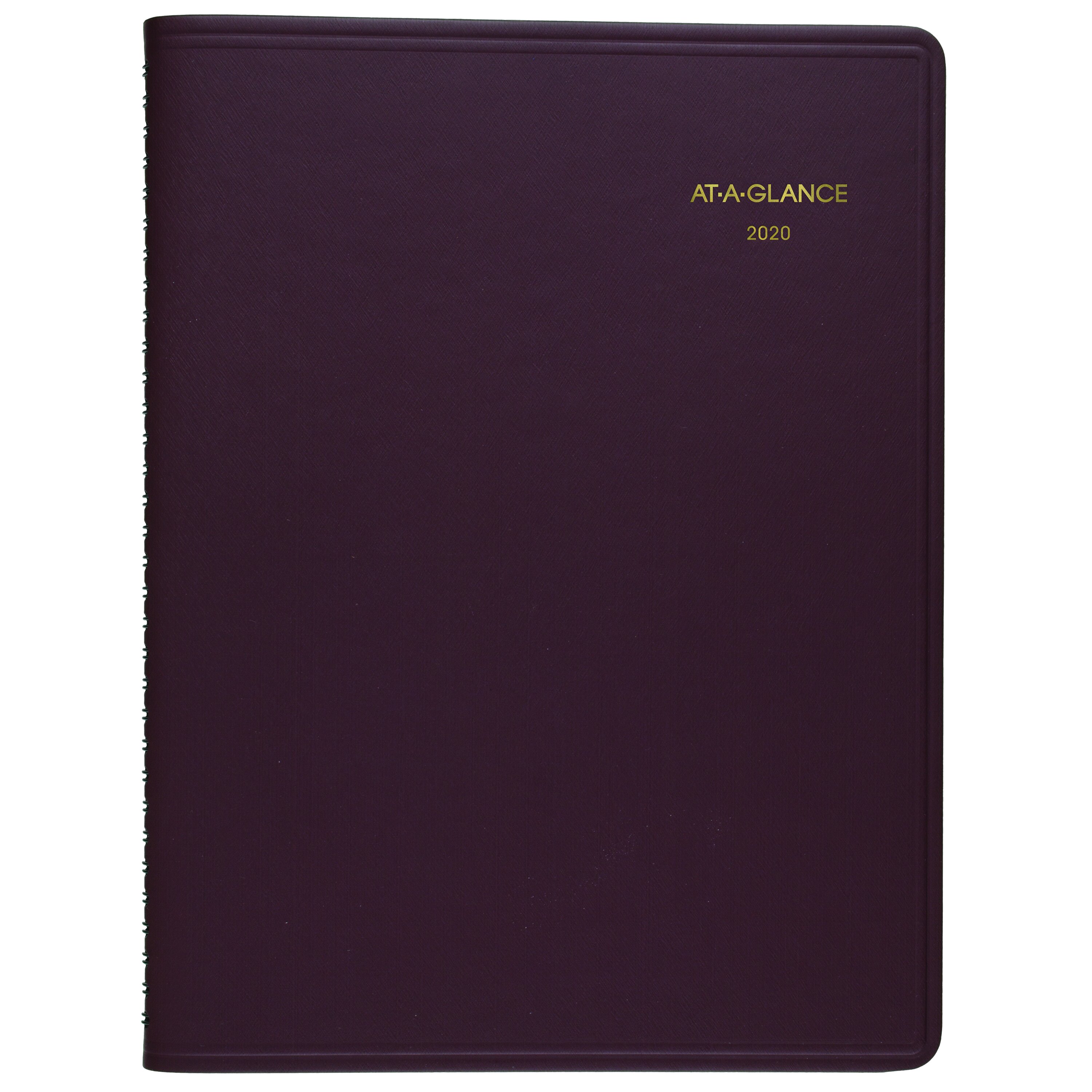 AT-A-GLANCE 2020 Weekly Appointment Book/Planner, 13 Months, January Start, 8 1/4' x 11', Winestone (7095050)