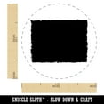 thumbnail image 2 of Sketchy Solid Rectangle Self-Inking Rubber Stamp Ink Stamper - Brown Ink - Medium 1 Inch, 2 of 7