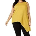 thumbnail image 4 of Alfani Plus Size Asymmetrical Tank To Gold Sun 0X, 4 of 7