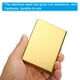 thumbnail image 5 of Titular de tarjeta de crédito RFID Uxcell, billetera de metal, titular de tarjetas de visita de acero inoxidable para mujeres y hombres, tono dorado, 5 of 6