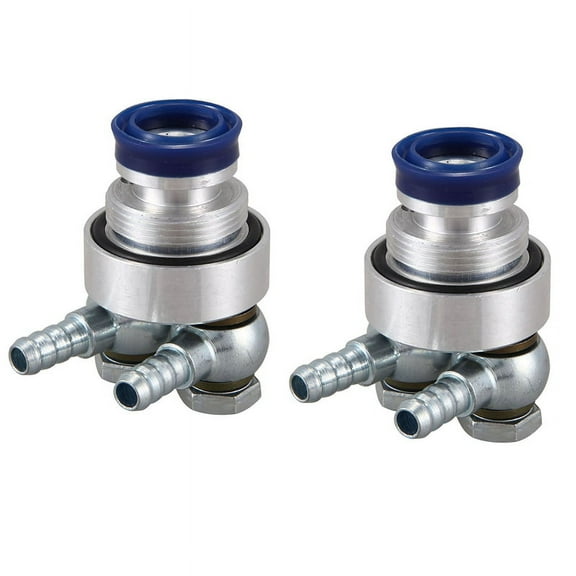 2X Motorcycle Refit Adapter Fitting for GY6 100Cc-150Cc 30 x 1.5mm Thread Kit,2 x Oil Cooler Adapter Fitting,silver