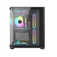 thumbnail image 2 of Étui Compact Noir pour PC de Jeu ATX Tower, 2 of 5