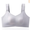 thumbnail image 2 of Plus Wireless Minimizer Bra for Women, Full Coverage Supportive Comfort Bra, Adjustable Wide Shoulder Straps Design | VerBelle,Gray 2XL, 2 of 6