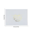 thumbnail image 3 of 2.76x3.74In Teacher Appreciation Greeting Card Floral Gold Foil Pressed Thank You Blank Note Card With Envelope For Birthday Graduation Holiday Gift Message, 3 of 6