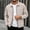 Beige, variant on IUYRTFE Men's Corduroy Jacket with Pockets Full Zip Turn Down Collar Long Sleeve Casual Outerwear