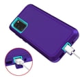 thumbnail image 4 of Petocase for Samsung Galaxy S20 Case 6.2 inch [Not fit S20 Plus] Shockproof Dust/Drop Proof 3-Layer Full Body Protection [without Screen Protector] Rugged Heavy Duty Case,Purple/Green, 4 of 6