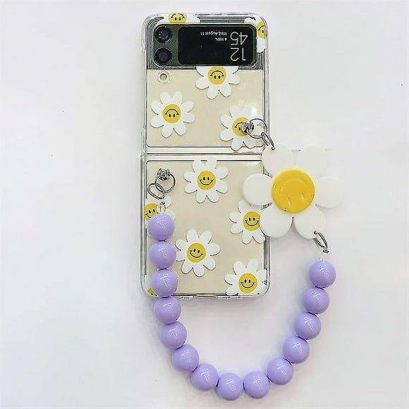 Pxcl Folding Custom Phone Case For Samsung Galaxy Z Flip 3,purple Pearl