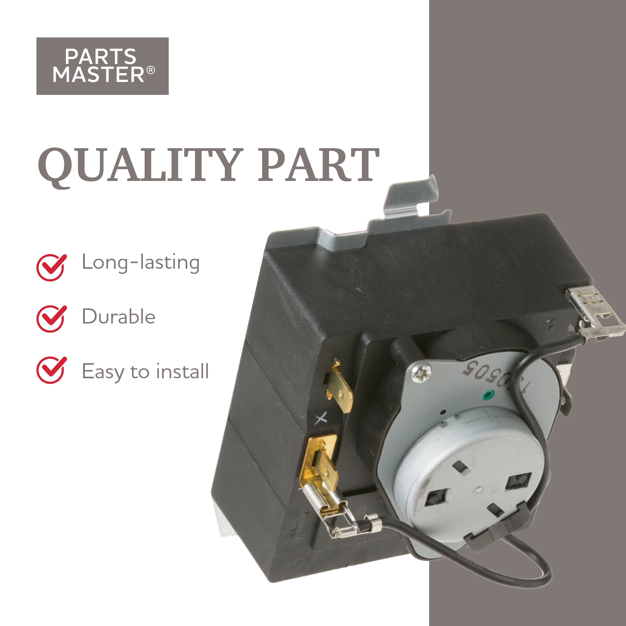 Parts Master Replacement for GE/Hotpoint Dryer Timer - WE4M532, PS8746223, AP5788219, 3029573 - Part for Clothes Dryer Machine - Clothes Dryer Replacement Parts