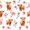 White Pink Brown, variant on Manfei Cute Highland Cattle Twin Comforter Sets 2pcs,Leopard Print Bow Bedding Set,Black Brown,1 Comforter and 1 Pillowcase,Reversible