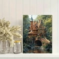 thumbnail image 2 of Fairytale Cottage River House Canvas Print/Wall Art， Perfect for Living Room， Bedroom， Bathroom， Office， and Hallway Decoration., 2 of 8
