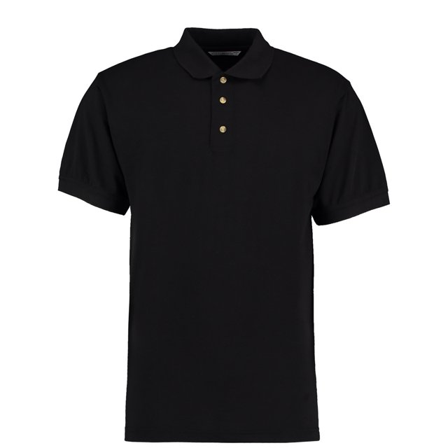 Kustom Kit - Polo de manga corta para trabajar Modelo Workwear Hombre Caballero (tallas grandes hasta 5XL) (Negro)