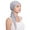 Gray, variant on Chemo Hat Woman's Stretchy Beanie Bandana Turban Cap Skull Cap Head Wrap Headscarf for Cancer,Alopecia Hair Loss