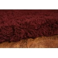 thumbnail image 4 of Linon Home Décor New Flokati Area Rug Collection, Burgundy, 5 x 8, 4 of 8