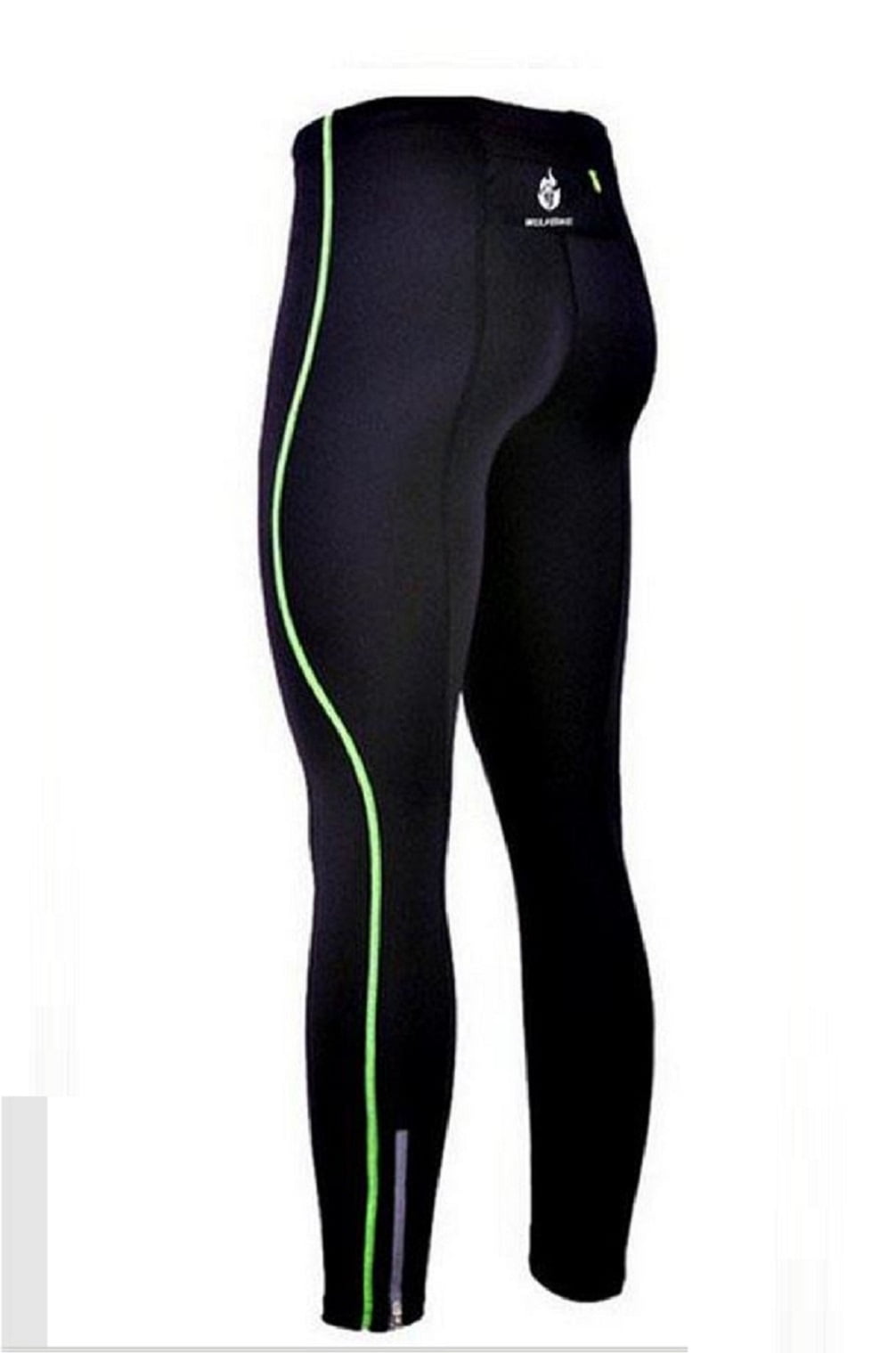 Men's Long Cycling Bike Pants XL (green trim) by The Source Force