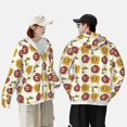 thumbnail image 4 of Lsque Sunflowers And Skull UPF 50+ Lightweight Sun Protection Men's Women's Long Sleeve Shirt, Hoodie Performance -Small, 4 of 9