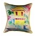 thumbnail image 3 of Betsy Drake HJ231 Coussin Décoratif Jaune W. Palm Hut - 16 x 20 Po, 3 of 4