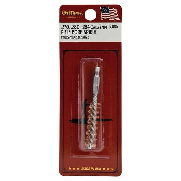 Outers 7mm Rifle Bore Brush, 0.270, 0.280, & 0.284 Cal