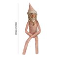 thumbnail image 4 of Snoop on The Stoop Christmas Elf Doll Fieltro Resina Muñecas Juguetes Ornamento (Rosa) Ndcxsfigh Para estrenar, 4 of 4