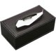 thumbnail image 1 of Leather Tissue Box Holder Tissue Dispenser Box For Home Car Decoration-Black (Large, Tabby Brown) 2025, 1 of 5
