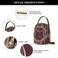 thumbnail image 4 of FORMRS Crossbody Bag for Women Quilted Travel Shoulder Cell Phone Purse with Chain Strap Handbag, Gold Abstract Pattern, 4 of 7