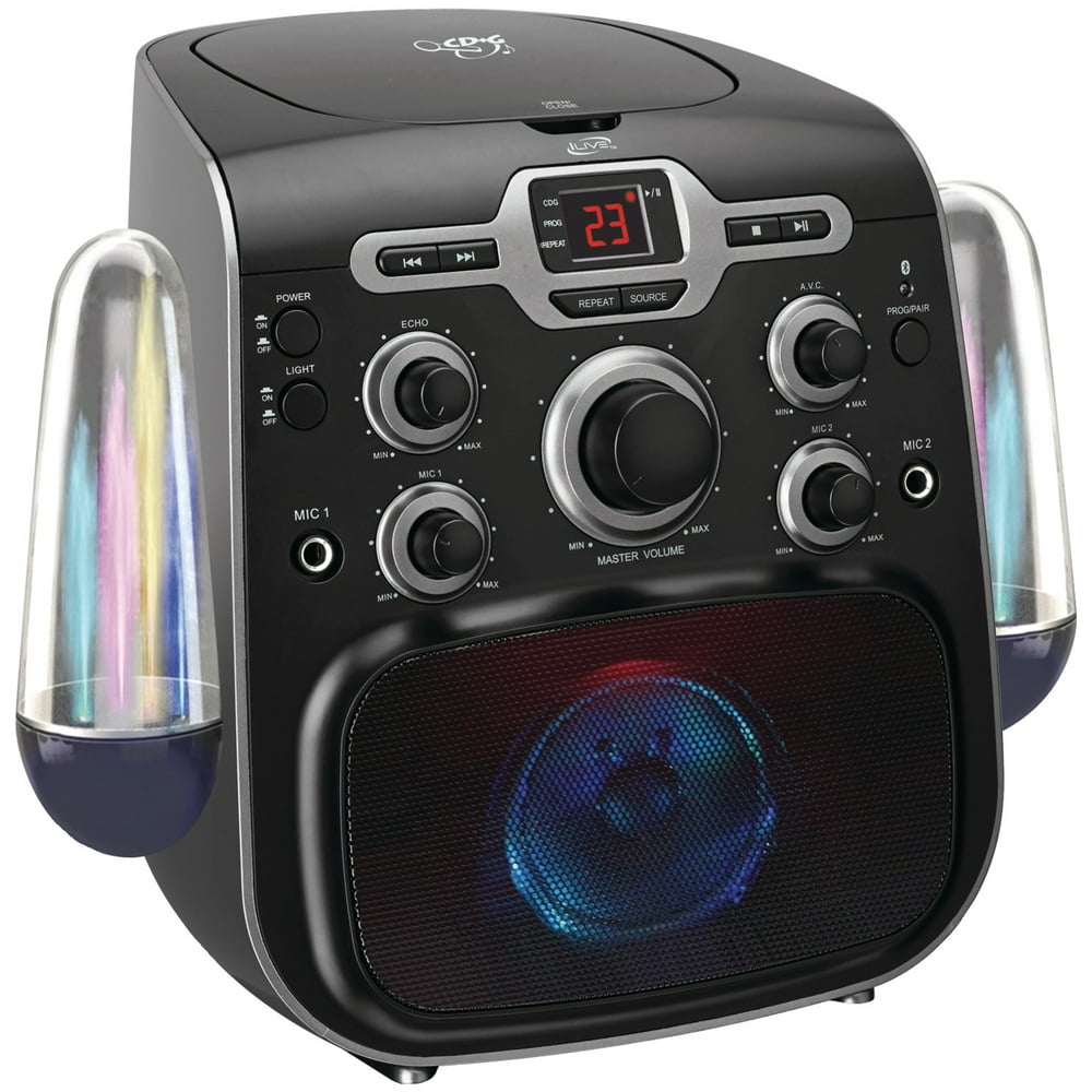 iLive Portable Karaoke Player with Bluetooth, IJB585B