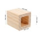 thumbnail image 2 of elevadores cuadrados de madera para muebles, elevadores de cama, elevadores de patas de escritorio, elevadores de sillas, almohadillas elevadoras de mesa, protectores de pies para muebles., 2 of 7